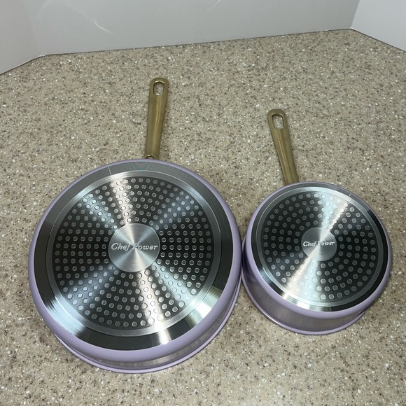 NWOB Chef Power 10 Piece Ceramic Nonstick Cookware Set - Picture 11 of 16